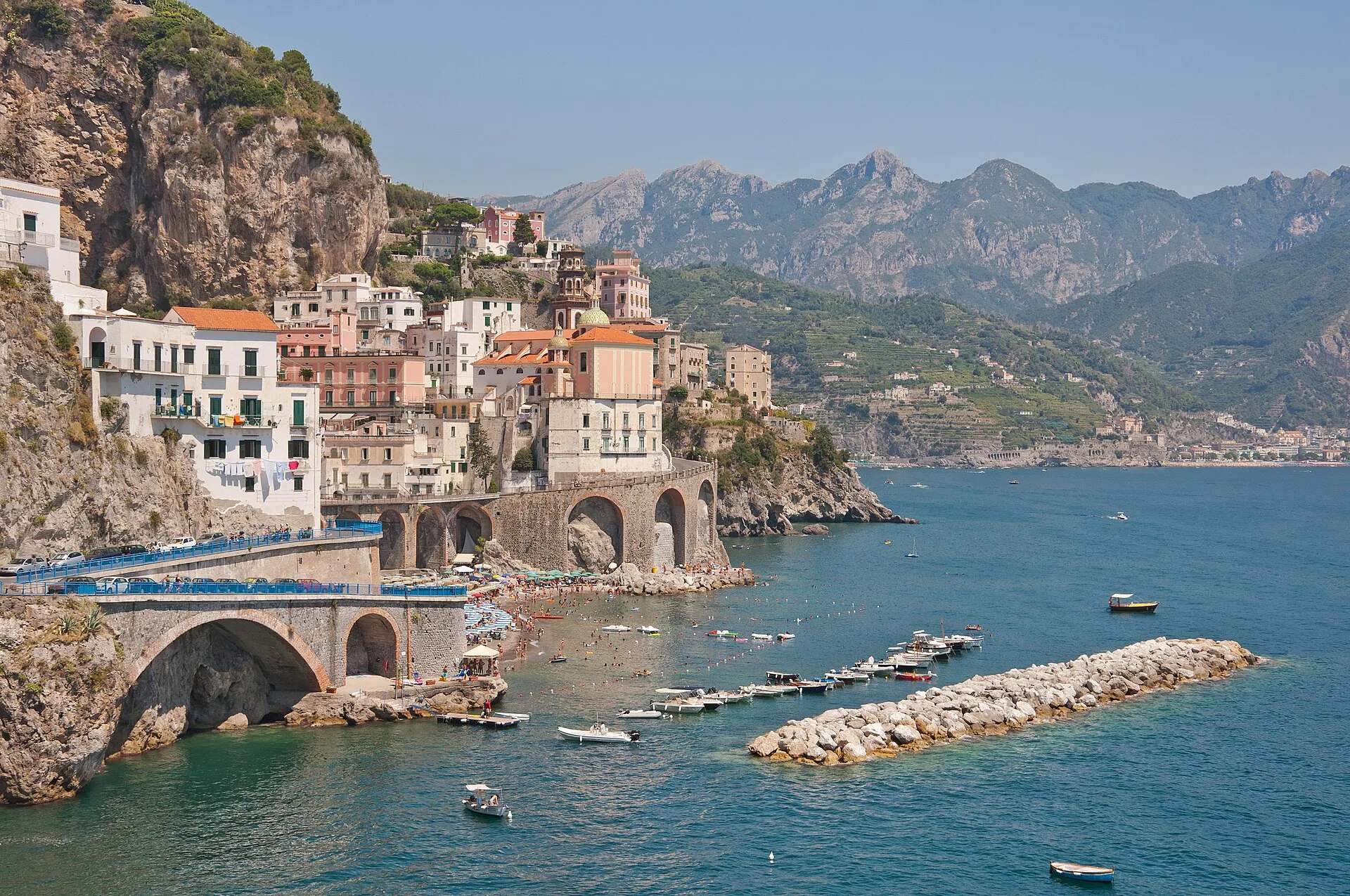 Atrani on the Amalfi Coast, southern Italy
